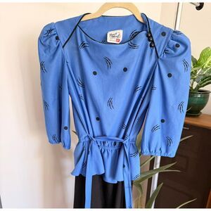 Vintage Women's Blue Dress